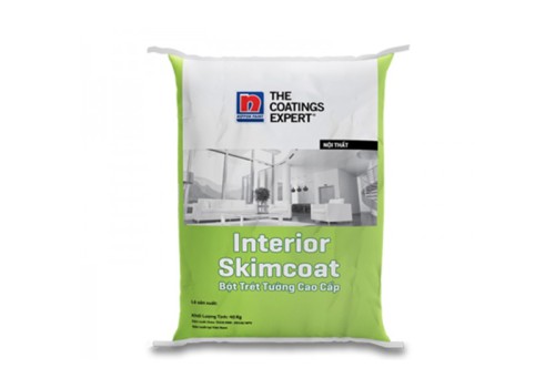 Bột trét tường nội thất cao cấp Nippon Skimcoat - 40kg